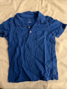 Carter's Royal Blue Short-Sleeve Polo with Pocket